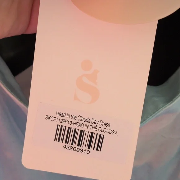 🍋✨ NWT Selkie Head In The Clouds Day Dress Size L - Picture 5 of 7